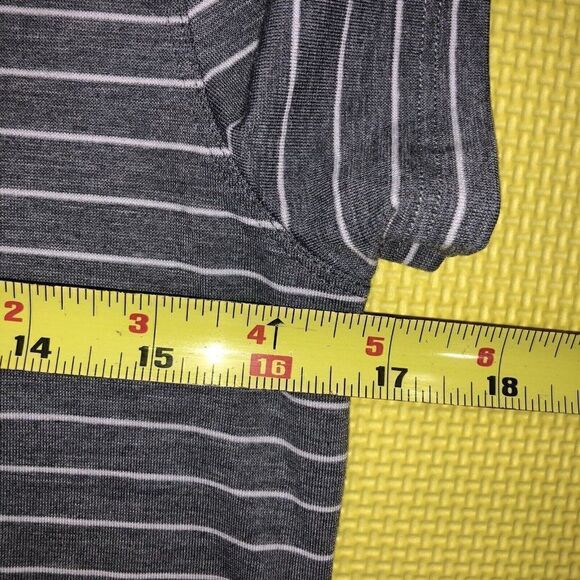 Lululemon Evolution Polo Lookout Shirt Men’s Stripe Heathered Gray Size Small? - Picture 7 of 9